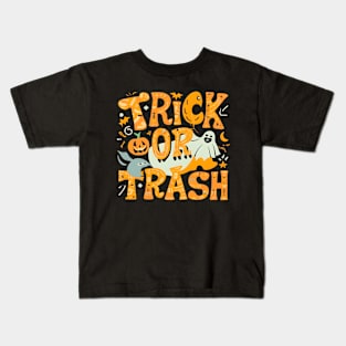 Trick or Trash Kids T-Shirt